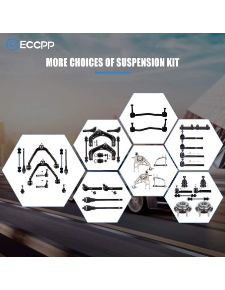 ECCPP Enlaces de Barra Estabilizadora Delantera Honda Prelude 1997-2001