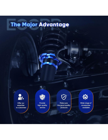 Amortiguadores Coilover Ajustables ECCPP para Jaguar XF 2009-2015