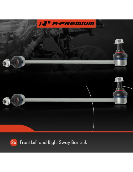 Enlaces de Barra Estabilizadora Delantera A-Premium para Audi A3
