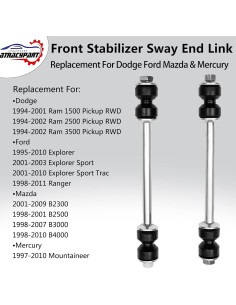 Enlace de Estabilizador Delantero ATRACYPART para Dodge Ram y Ford 2