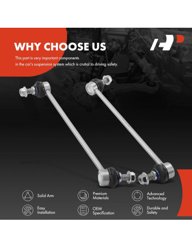 A-Premium Enlaces de Barra Estabilizadora Delantera BMW