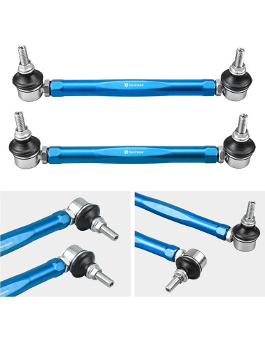 Kit de enlace de barra estabilizadora Bevinsee azul ajustable 245-310mm