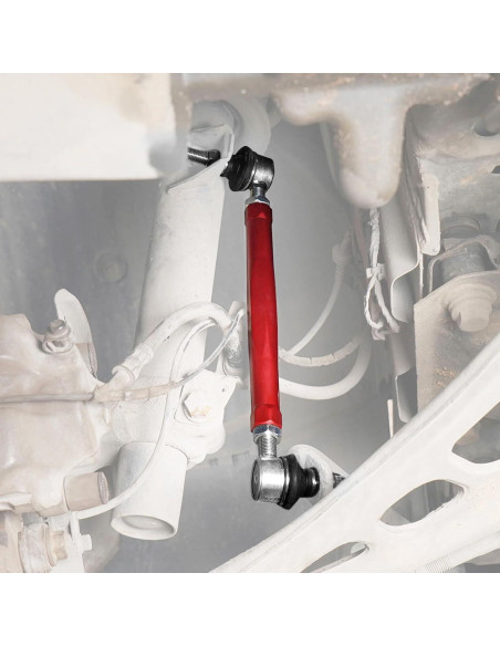Kit de suspensión ajustable Bevinsee para BMW E46/Z4, aluminio rojo