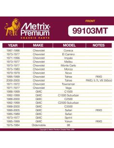 Kit de enlace estabilizador Metrix 2 piezas delantera K700532 2