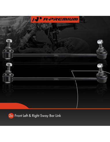Enlaces de Barra Estabilizadora Delantera A-Premium BMW X5 2000-2006