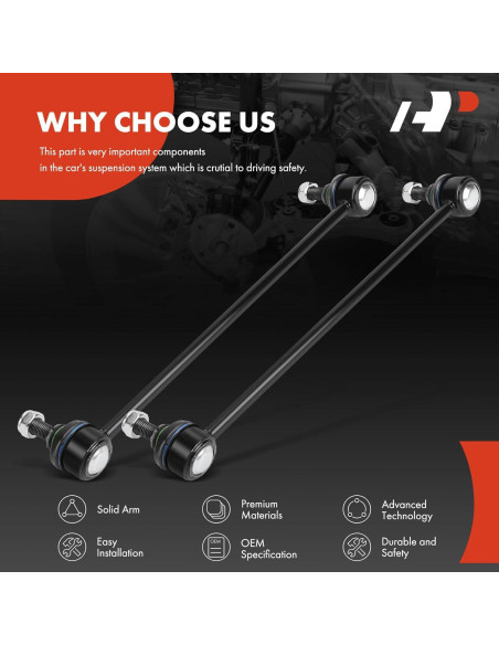 Enlaces de Barra Estabilizadora Delantera A-Premium BMW X5 2000-2006