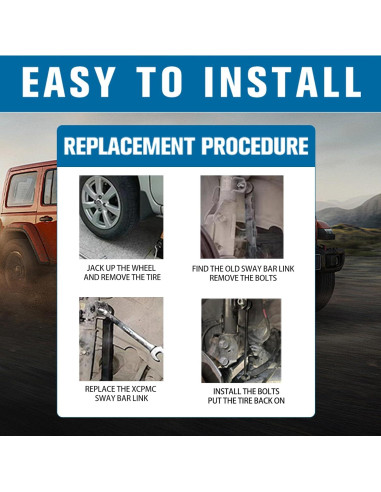 Barra Estabilizadora Delantera Ajustable XCPMC X253010 25-30 cm