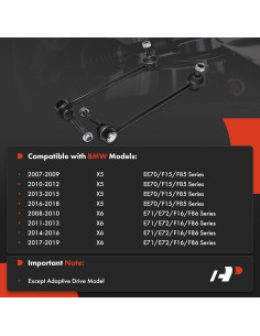Enlaces de Barra Estabilizadora Delantera A-Premium BMW X5/X6 2