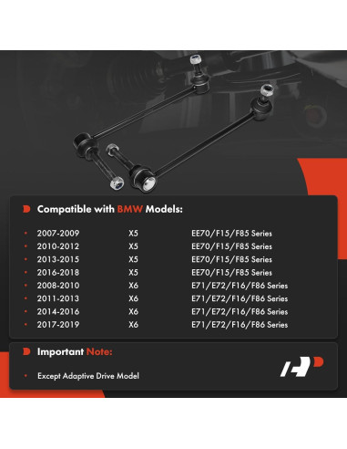 Enlaces de Barra Estabilizadora Delantera A-Premium BMW X5/X6