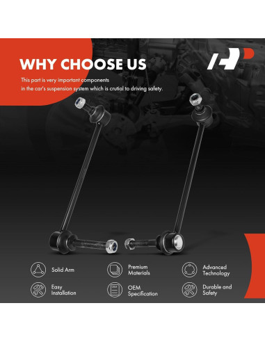 Enlaces de Barra Estabilizadora Delantera A-Premium BMW X5/X6