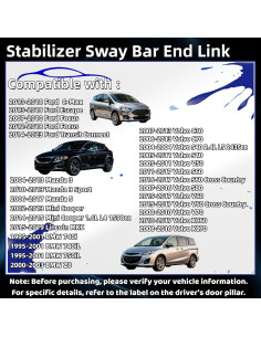 Kit de Enlace de Barra Estabilizadora Delantera MOAR K80880 2