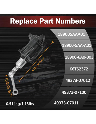 Actuador de Válvula de Desviación Turbo CZTHQP K6T52372