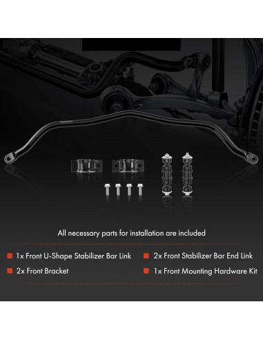 Kit Enlace Barra Estabilizadora Delantera A-Premium 33mm