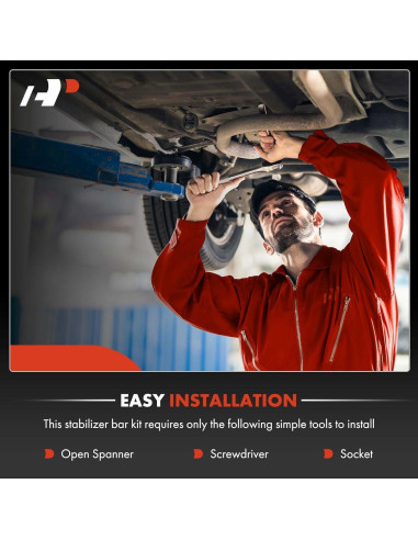 Kit Enlace Barra Estabilizadora Delantera A-Premium 33mm