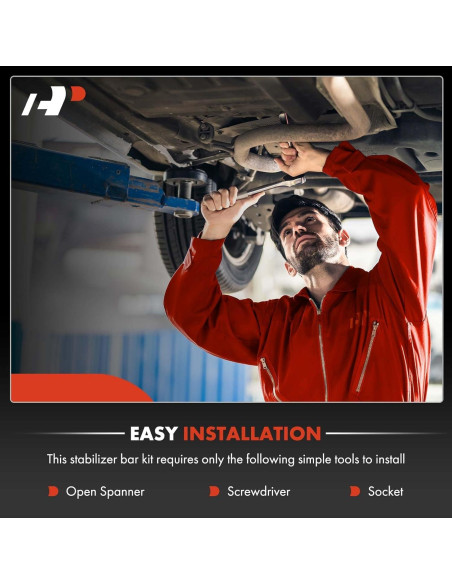 Kit Enlace Barra Estabilizadora Delantera A-Premium 33mm