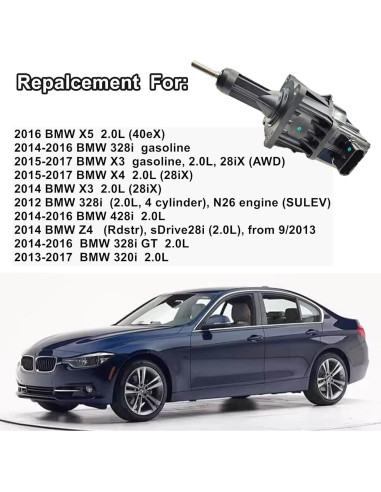 Actuador Electrónico de Válvula de Desagüe Turbo BMW 2012-2018