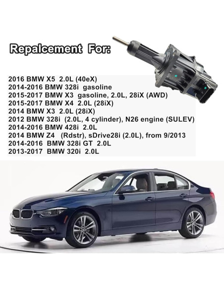 Actuador Electrónico de Válvula de Desagüe Turbo BMW 2012-2018