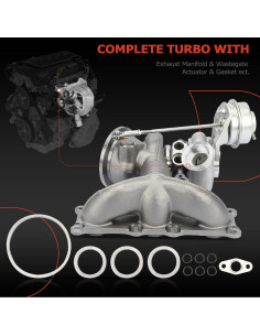 Turboalimentador A-Premium TD03L4-10TK3-4.9 para BMW 1M 2011-2011 2