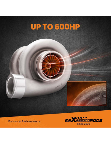 Turbo Turboalimentador maXpeedingrods T4 para Chevrolet y Ford