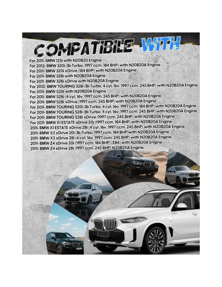 Turboalimentador DOFOCH 49477-02011 para BMW 2.0L N20