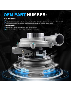 Turbo DOFOCH GT3782VA para Ford F250 F350 6.0L Diesel 2003-2004 2