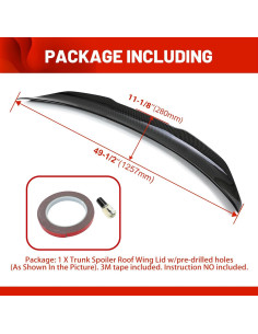 Alerón Duckbill ECOTRIC para Maletero Infiniti Q50 2014-2024 2