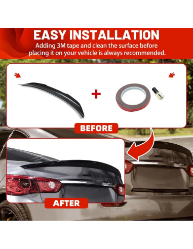 Alerón Duckbill ECOTRIC para Maletero Infiniti Q50 2014-2024