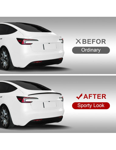 Spoiler trasero Tesla Model 3 2017-2023 ABS Negro Mate