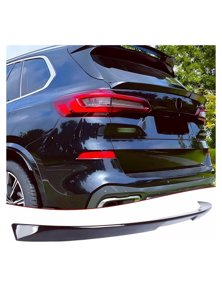 Alerón Trasero STSEV01 para BMW X5 2019-2025 Negro Brillante