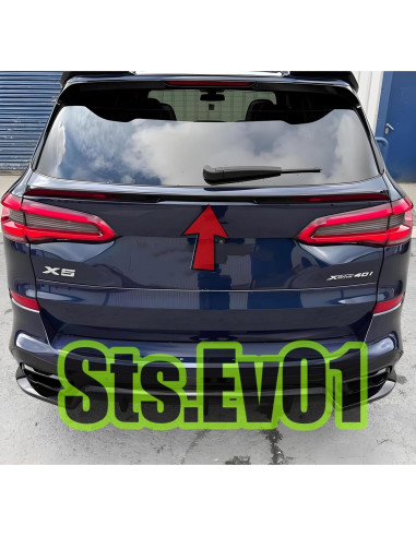 Alerón Trasero STSEV01 para BMW X5 2019-2025 Negro Brillante