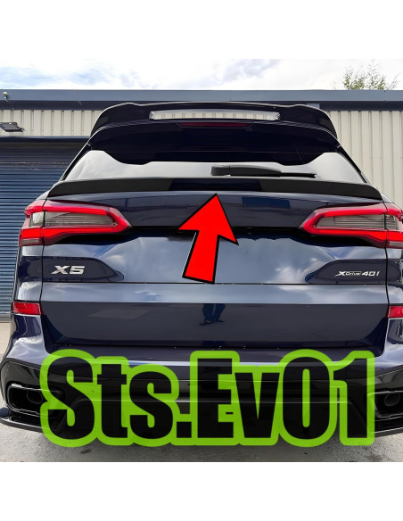 Alerón Trasero STSEV01 para BMW X5 2019-2025 Negro Brillante