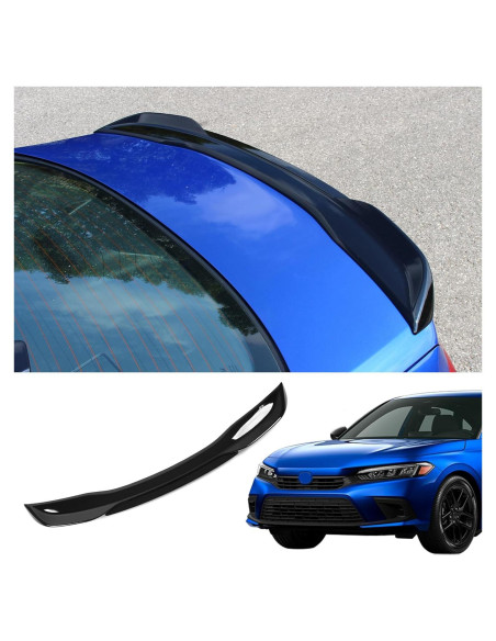 Alerón Trasero Maxzina Negro Brillante para Honda Civic Sedan 2022-2026