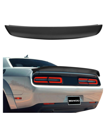 Alerón Trasero SCITOO para Dodge Challenger 2008-2019 Negro Mate