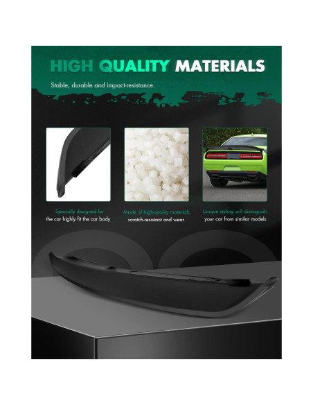 Alerón Trasero SCITOO para Dodge Challenger 2008-2019 Negro Mate