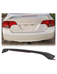 Ala de Spoiler Trasero ECOTRIC para Honda Civic 2013-2015 con Luz LED