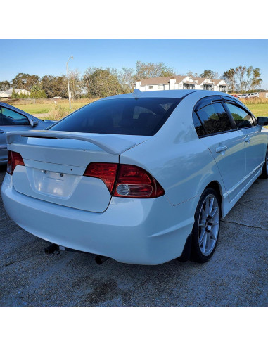 Ala de Spoiler Trasero ECOTRIC para Honda Civic 2013-2015 con Luz LED