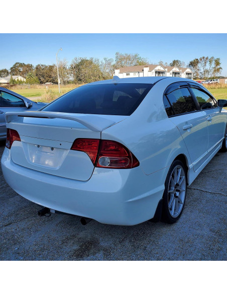 Ala de Spoiler Trasero ECOTRIC para Honda Civic 2013-2015 con Luz LED
