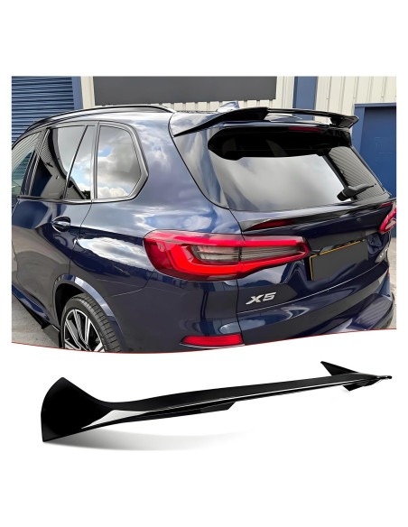 Alerón trasero STSEV01 para BMW X5 G05 2019-2025 negro brillante
