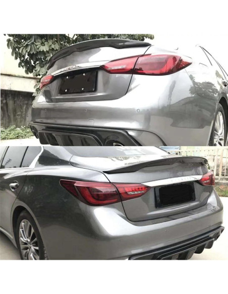 Alerón Trasero ABS Negro Brillante Infiniti Q50 2014-2022