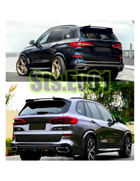 Alerón trasero STSEV01 para BMW X5 G05 2019-2025 negro brillante