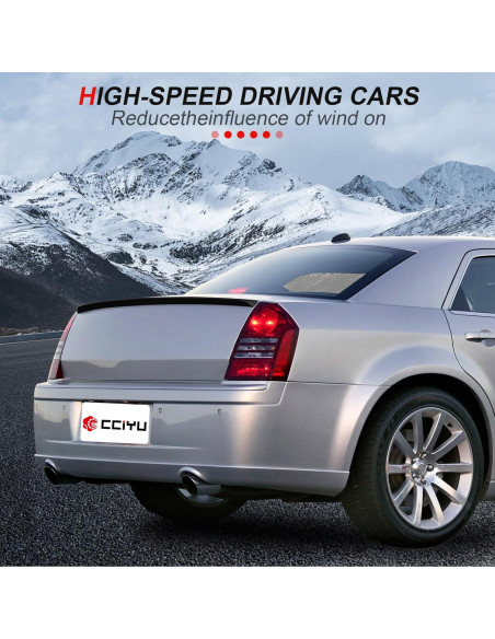 Alerón Trasero para Maletero cciyu Compatible Chrysler 300 2011-2020