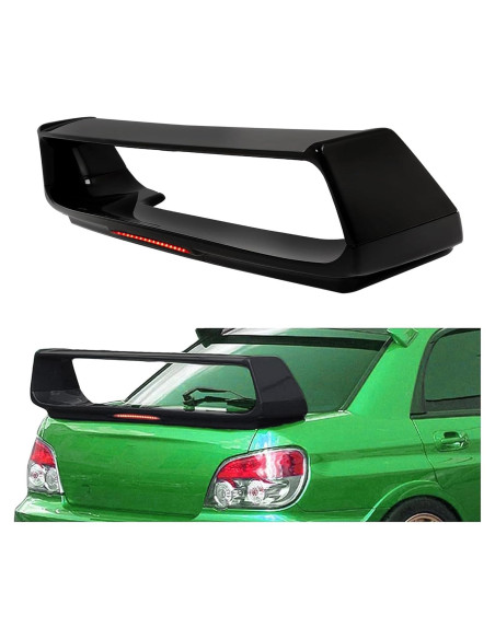 Alerón Trasero HECASA con Luz de Freno para Subaru Impreza 2002-2007