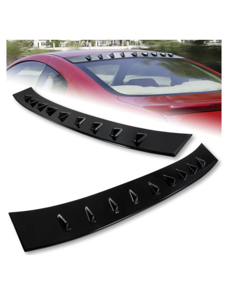 Alerón Trasero Techo W-POWER Aleta de Tiburón Negro Infiniti G35 2003-2007