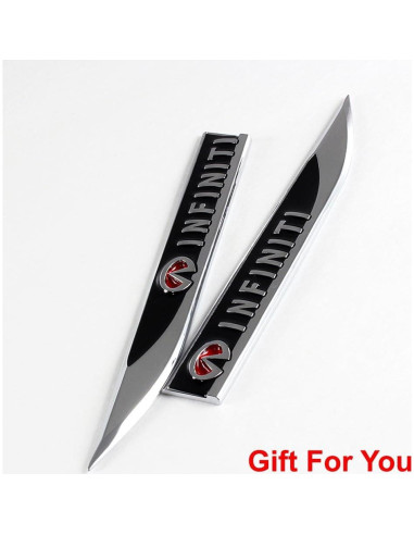 Alerón Trasero Techo W-POWER Aleta de Tiburón Negro Infiniti G35 2003-2007