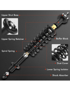 Amortiguador Trasero A-Premium para Mitsubishi Eclipse 2006-2012 - Juego de 2 2