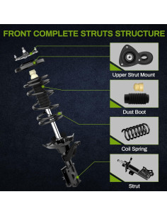 Amortiguadores Completos AUTOSAVER88 para Honda Civic 2001-2002 2