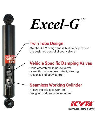 Amortiguador de Gas KYB 348067 para Coche Asiático - Trasero