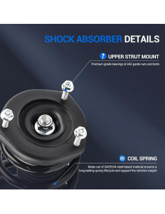 Amortiguador y Resorte Coil Autoround 172310/172309 para Toyota/Lexus 2