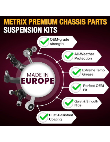 Kit de Suspensión Metrix para Subaru Legacy e Impreza