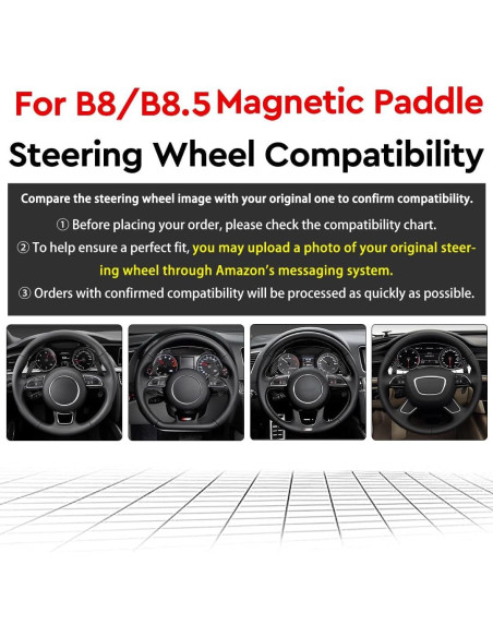 Palanca de Cambio Volante Magnético TDD Tipo 11 para Audi